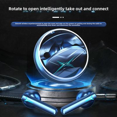 Metallic Aluminum Alloy Star Ring Bluetooth Headset Noise Cancelling Sports Games Esports Low Latency High Sound Quality