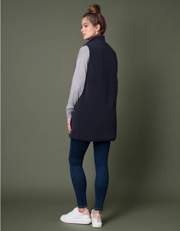 Baby Carrier Compatible Maternity Navy L [Serafin] Coat, Coat, Women's SB-122 (UK12)