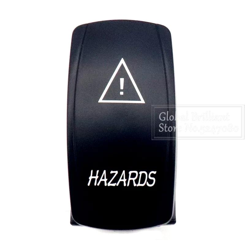 For Car Truck Marine 12V/20A 24V/10A Boat Rocker Switch Toggle 5Pin SPST / 7Pin DPDT ON-Off Switch with LED Light