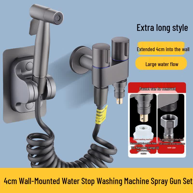 Hanyou Brass Dual-Outlet Faucet Splitter