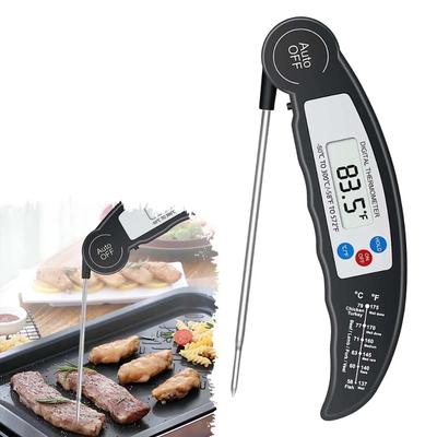 Küchen-Lebensmittelthermometer Faltbare Sonde BBQ Grill Ofen Temperaturmesswerkzeug, Geeignet für Fleisch Wasser Milch Kochen