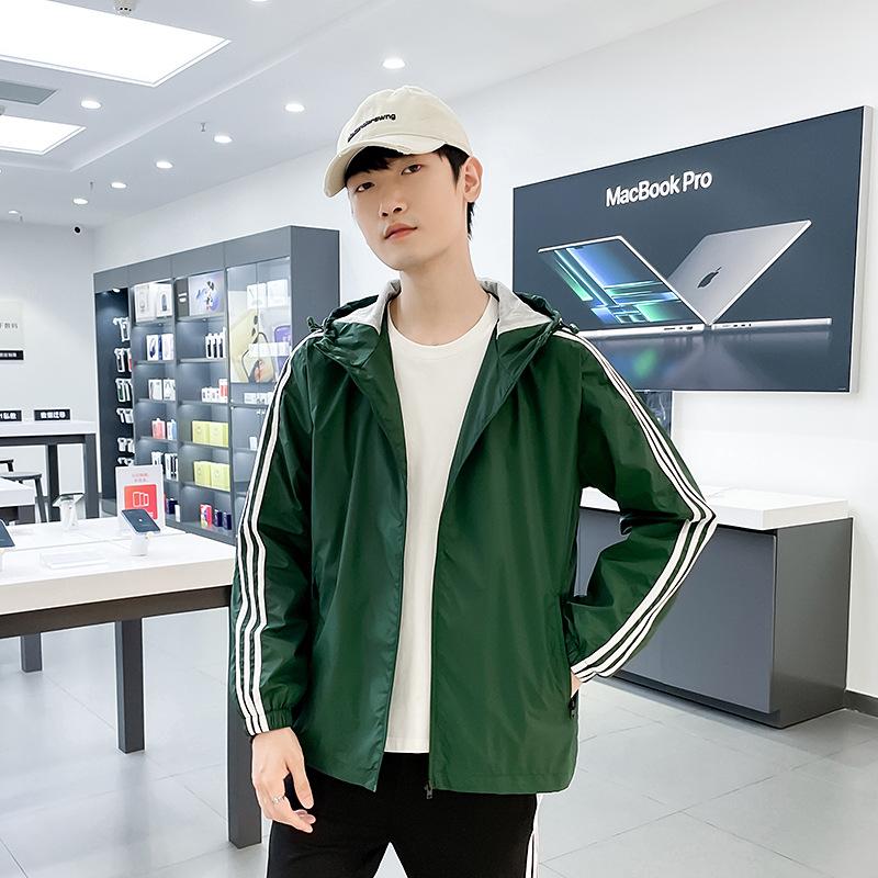 Jacket men's color blocking 2025 autumn and winter new men's youth windproof fashion casual top jacket trend