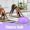 Exercise Ball 20inch Inflatable Yoga Ball with Inflator Anti-Burst Workout Ball Fitness Ball for Balancing Stability Training