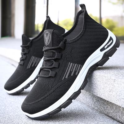 Herren Sportschuhe Sommer Atmungsaktiv Lässige Sneaker Gestricktes Mesh Laufschuhe Trendig für Herren günstige Schuhe Ausverkauf