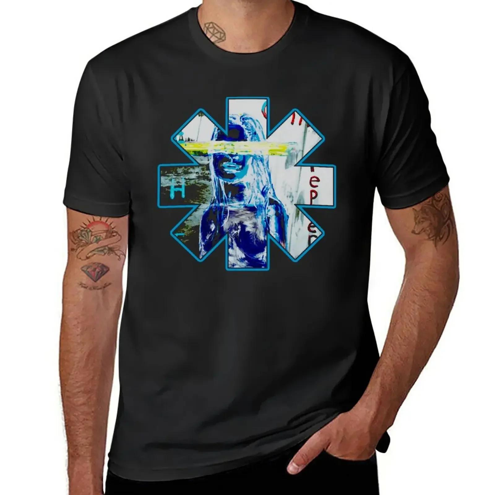 New red hot chilli peppers D5C- red hot chilli peppers= band rock Trending T-Shirt korean fashion t shirts men L