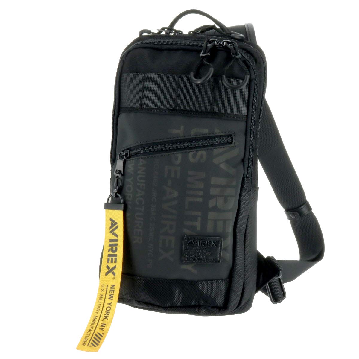 AVIREX One Shoulder Bag Body Bag black