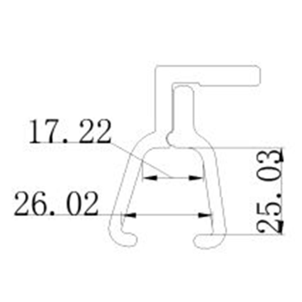 Accessorie Solar Panel Clip Aluminum Alloy Fixture