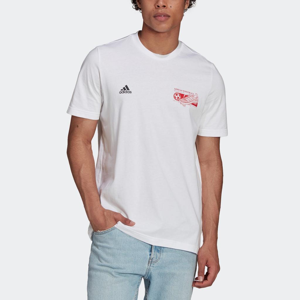 adidas Soccer Jerseys Men's White Moderate Straight Fit GU3699