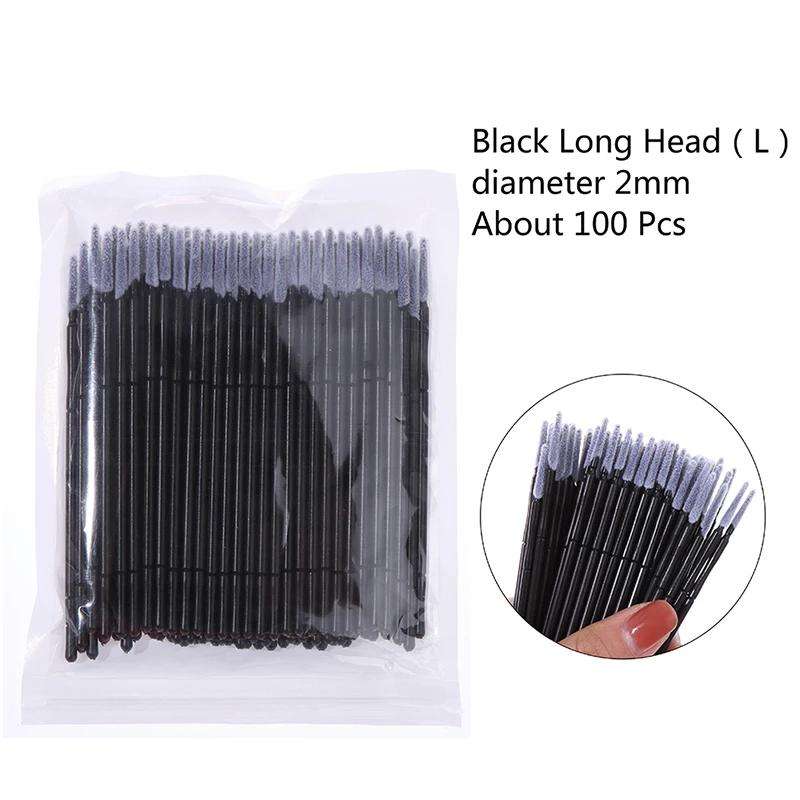100Pcs Professional Disposable Eyelash Extension Micro Brush Applicator Make Up Mascara Swab Brushes  Professional Beauty Tools