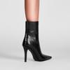 Fashion Kaky's new slim high heeled pointed short boots, oversized women's boots 44 45 46