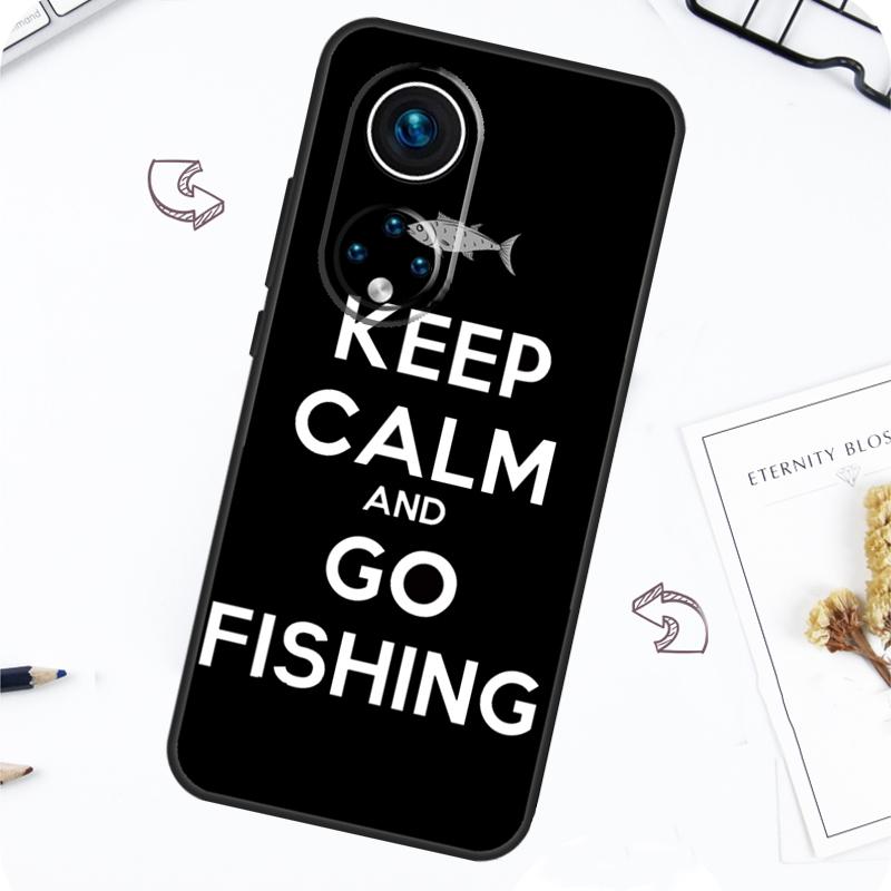 Keep Calm and Go Fishing Case For Honor Magic 5 6 7 Lite Honor 200 Pro X8b X9a X8a X8 X9 X9c X9b 50 70 90 Lite Cover