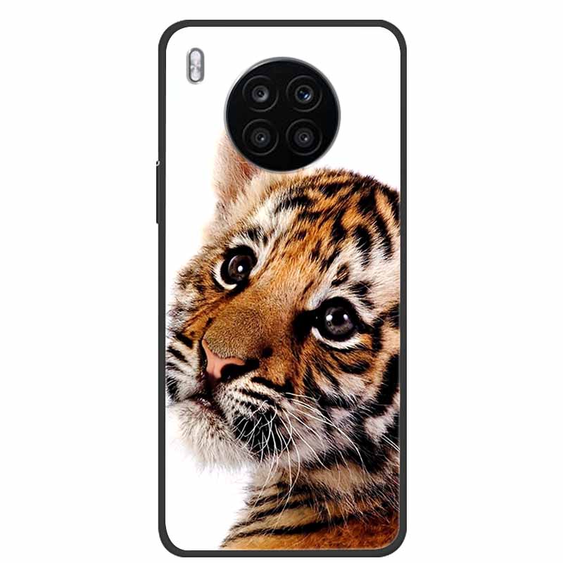 For Huawei Nova 8i Case Shockproof Soft silicone TPU Back Cover For Huawei Nova 8i Phone Cases Nova8i Nova 8 i 2021 Cute Cartoon