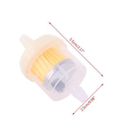 10x 4/25'' 4mm Hose Motorcycle Scooter Gasoline Filter Clear Inline Gas Fuel New