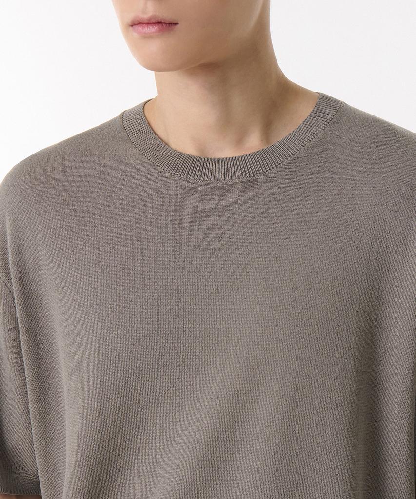 MUSINSA STANDARD Cool Touch Crew Neck Short Sleeve Knit [Mushroom]