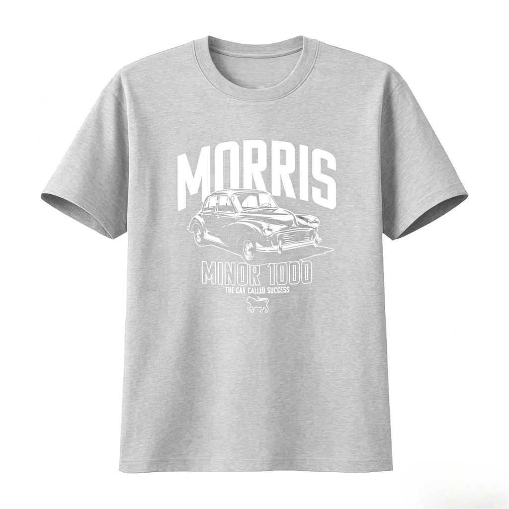 Morris Minor 1000 TShirt for Classic Car Design Stylish TShirt Unisexs Clothing and Womens Clothing 2026 Summer New T Shirt