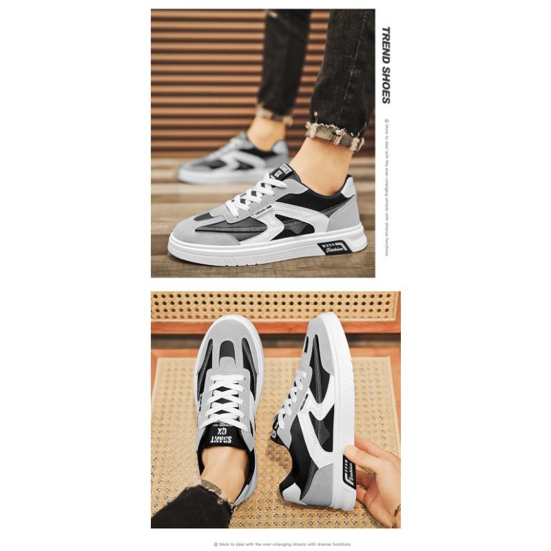 Herrskor i stor storlek, avslappnade låga sneakers, sportskor för studenter