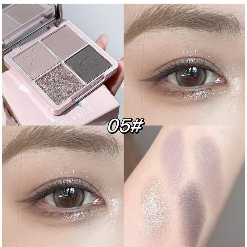 Art Value - Butterfly Pact Series 4-Color Eyeshadow Palette - 6 Types