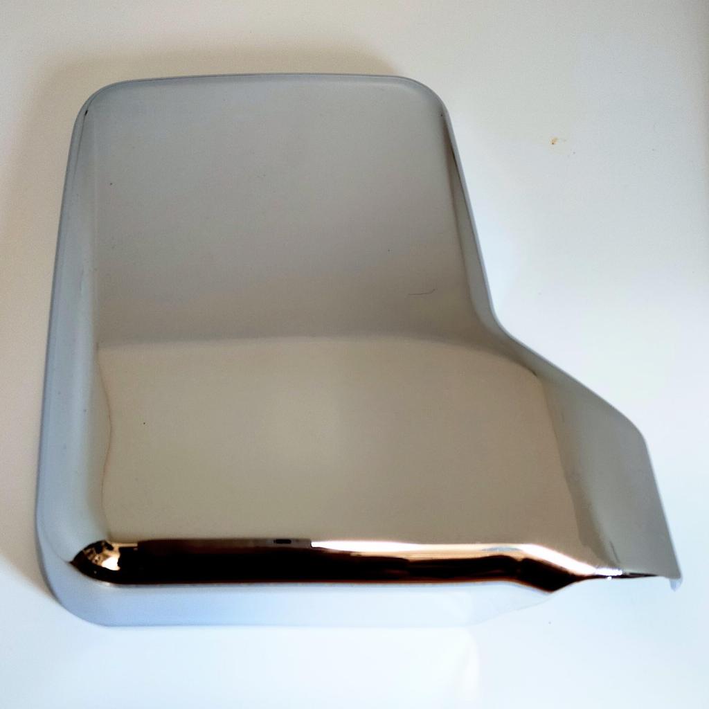 Silver Carry Mirror Covers with Extra Double-Sided Tape for DA16T and DA63T Trucks, Side Mirrors, Chrome Finish (Silver)