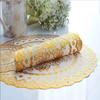 Craft Paper Coaster Placemat Wear-Resistant Cake Mat Round Lace Mat  Wedding Birthday Party Table