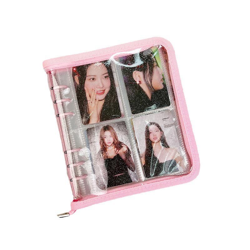 Large Capacity Polaroid Scrapbook Album: Ring Binder for Postcards, Small Cards, and Couple Photos