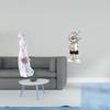 Porcelain Lady Astronaut Figurine Modern Nordic Girl Statue Creative Tabletop Ornament for Shelf