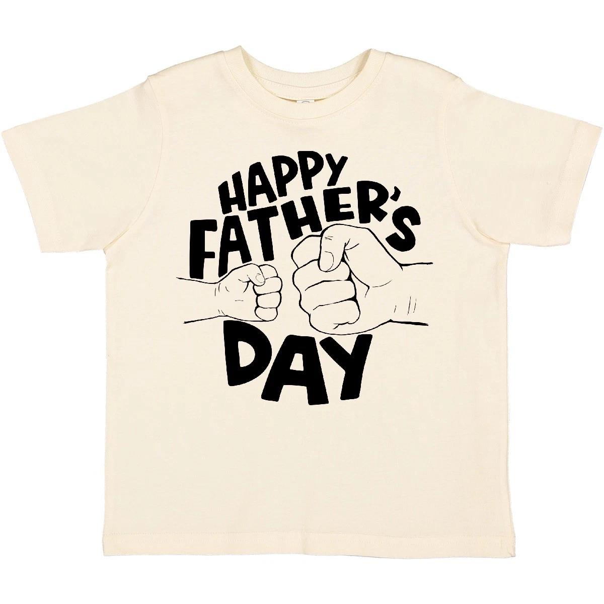 

Inktastic Happy Father s Day Parent-Child Fist Bump Toddler T-Shirt Parent Child 160