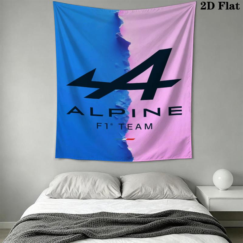 Alpine Wall Tapestry Aesthetic Wall Hanging Printed Fabric Blanket Decorative Tapestries for Bedroom Living Room Home Decor