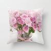 Rose Flower Cushion Cover Nordic Style Home Wedding Decoration Sofa Bed Car Pillowcase Pillow