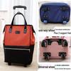 Lightweight Universal Wheeled Backpack: Large Capacity, Double Shoulder, Handheld, Travel-Friendly Luggage Bag