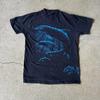 Vintage 90s Dolphin Nature Big Print Wraparound Nature Graphic Tshirt