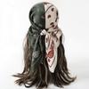 New Women's Silk Satin Hair Scarves Fashion Square Printed Headscarf 70cm Professional Accessories Designer Scarf Headband