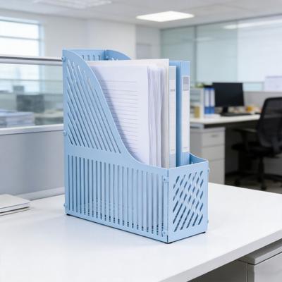 File Holder Note Dispenser Acrylic Iron Easy Access Desk Organizer Office Home Classroom Storage Accessories