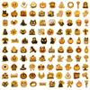 200PCS Halloween Graffiti Stickers Exquisite Stamping Decoration Water Cup Stationery Notebook Reward Stickers