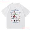Retro Okinawa Ocean Fish T Shirt S 5xl Vintage Designer Clothes Homme Slightly Fashion Soft Stretched Breathable