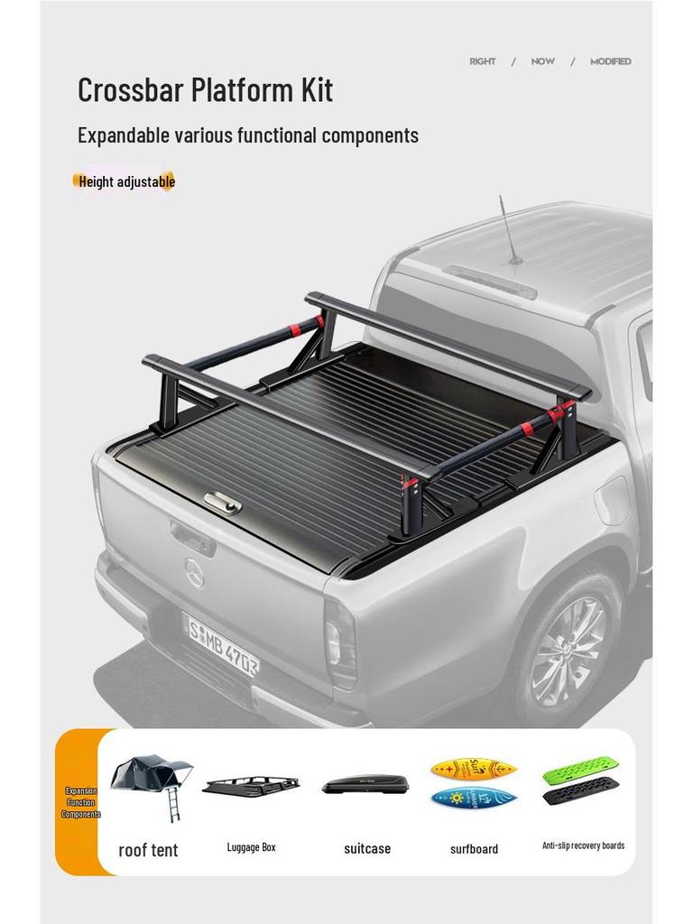 Multifunctional Expansion Crossbar for Great Wall Cannon, Raptor F150, Ranger Roll Bar Modification