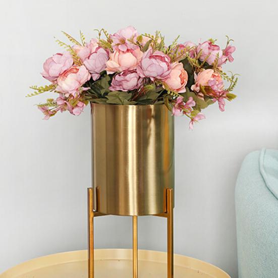 1Pc Artificial Peony Wedding Flower Blossom Home Living Party Room Decoration