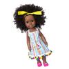 35cm Collectible Doll African Reborns Toy Washable Toddler Doll New Parent Gifts Life Like Toy Toddler Cuddly Toy
