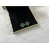 High Version Lucky Four-leaf Clover Earrings for Women 18K Fashion Light Luxury Natural White Mother-of-pearl Pair of Earrings