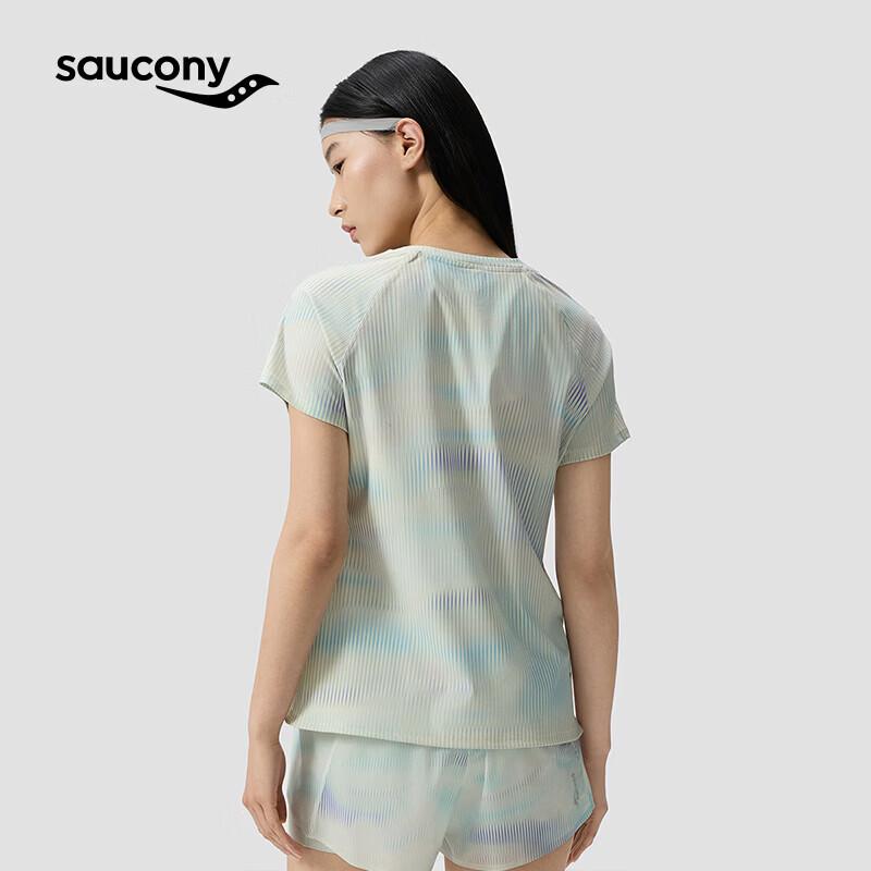 SAUCONY Women's Crew Neck Knit Tee