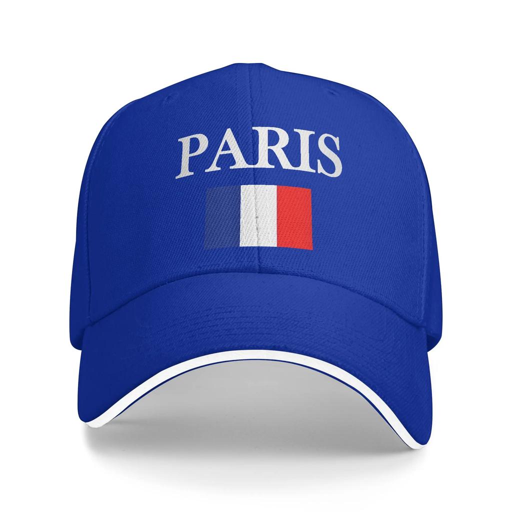 New Paris France Flag Casual Baseball Cap Kpop Rock Trucker Hat Summer High Quality Unisex Unisex yk Retro Baseball Caps
