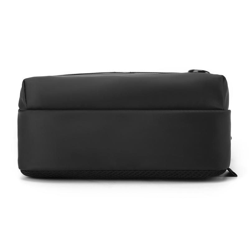 Men's Sports Crossbody Bag Multi-Pocket Small Square Bag Women Solid Color Shoulder Bag