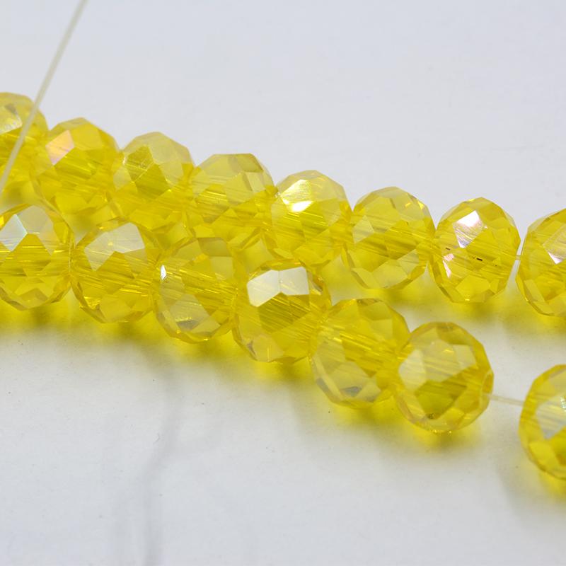 

Золотой цвет, разноцветный желтый, 3*4 мм, 145 шт. Rondelle, австрийские граненые хрустальные стеклянные бусины, круглые бусины-разделители для изготовления ювелирных изделий Dia 6mm 50PCS