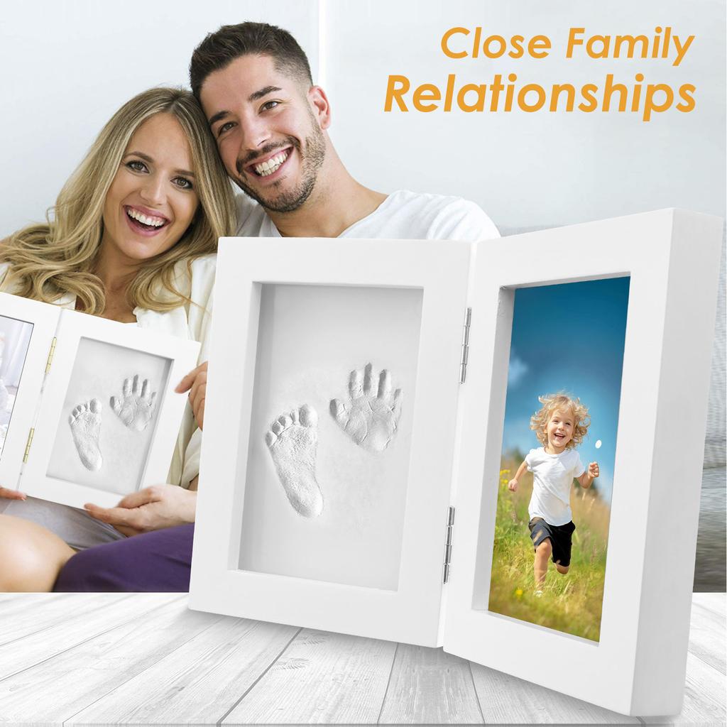 Baby Hands and Footprints Clay Photo Frame Create Lasting Memories with This Baby Hand and Footprints Kit Gifts for Boys Girls