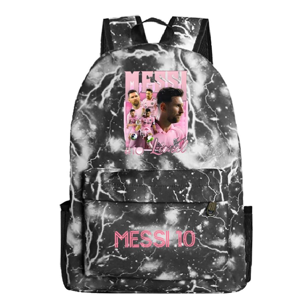 Football Printed Student Backpack Multifunctional Usb Interface Large Capacity Leisure Travel Backpack