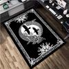 1Pc Viking Runes Print Rug - Home Decoration Carpet For Living Room Bedroom Flooring Computer Chair Area Rug