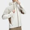Fila Mountain Peak Color Block Hooded Outdoor Woven Sports Jacket Men Jacket Cloud-White A11M417701F-WT