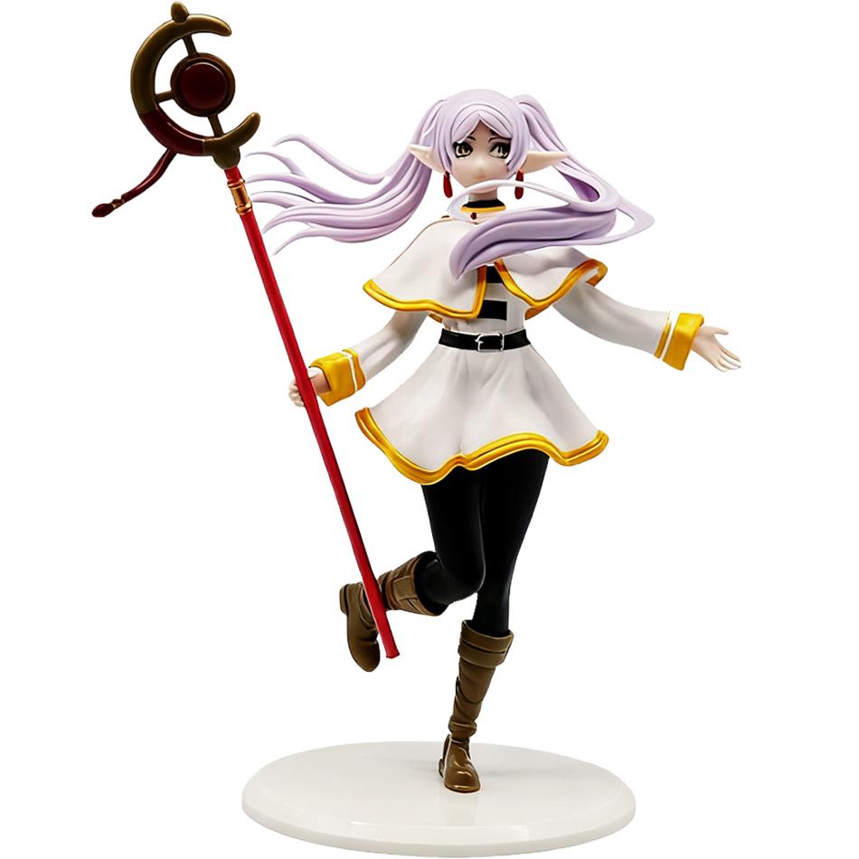 Anime Girl Figure Sousou No Frieren  Action Collectible Model Doll Noodle Stopper beyond Journey's End Toy for Fans