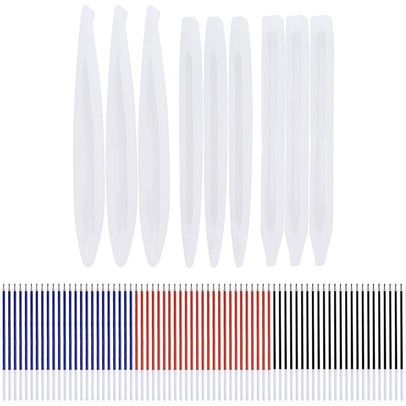 

WTEMPO Pen Making Resin Molds Creative Epoxy Resin Molds, Resin Casting Molds for DIY Resin Crafts Making Gift Pen Silicone Molds for Holiday 84pcs белый