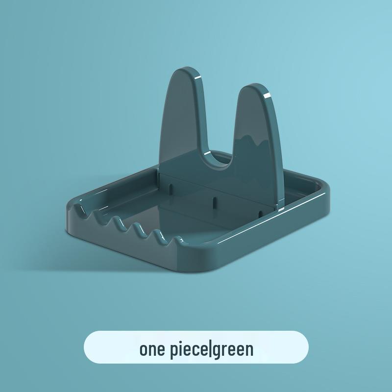 Multifunctional Foldable Kitchen Rack for Pot Lids, Spatulas, Spoons, Chopsticks, and Countertop Storage