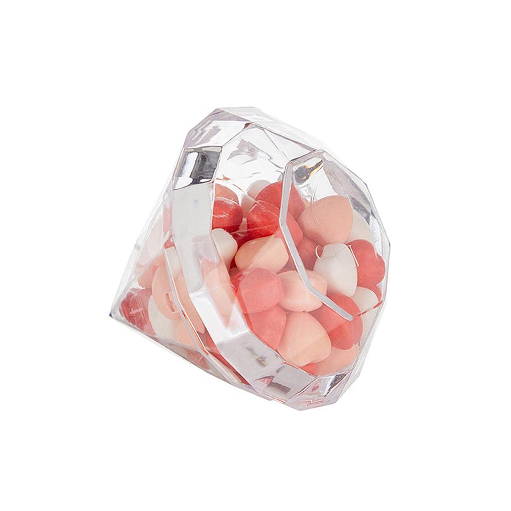 10Pcs Large Diamond Shaped Candy Boxes with Lid Versatile Diamonds Shaped Gift Boxes for Party Sweets and Small Trinkets
